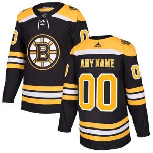 NHL Boston Bruins Tröjor Skräddarsydda Hemma Svart Authentic